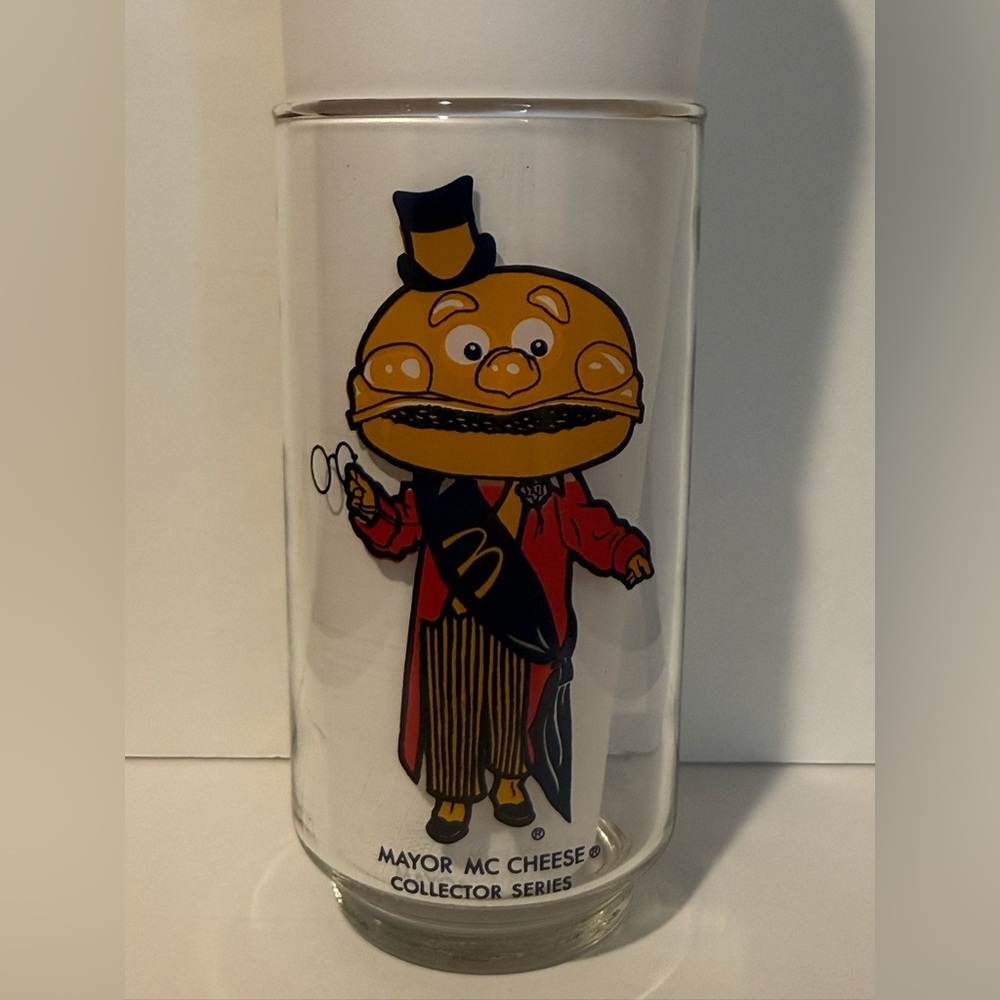 McDonald’s Collector Series glass 1970’s - Mayor McCheese